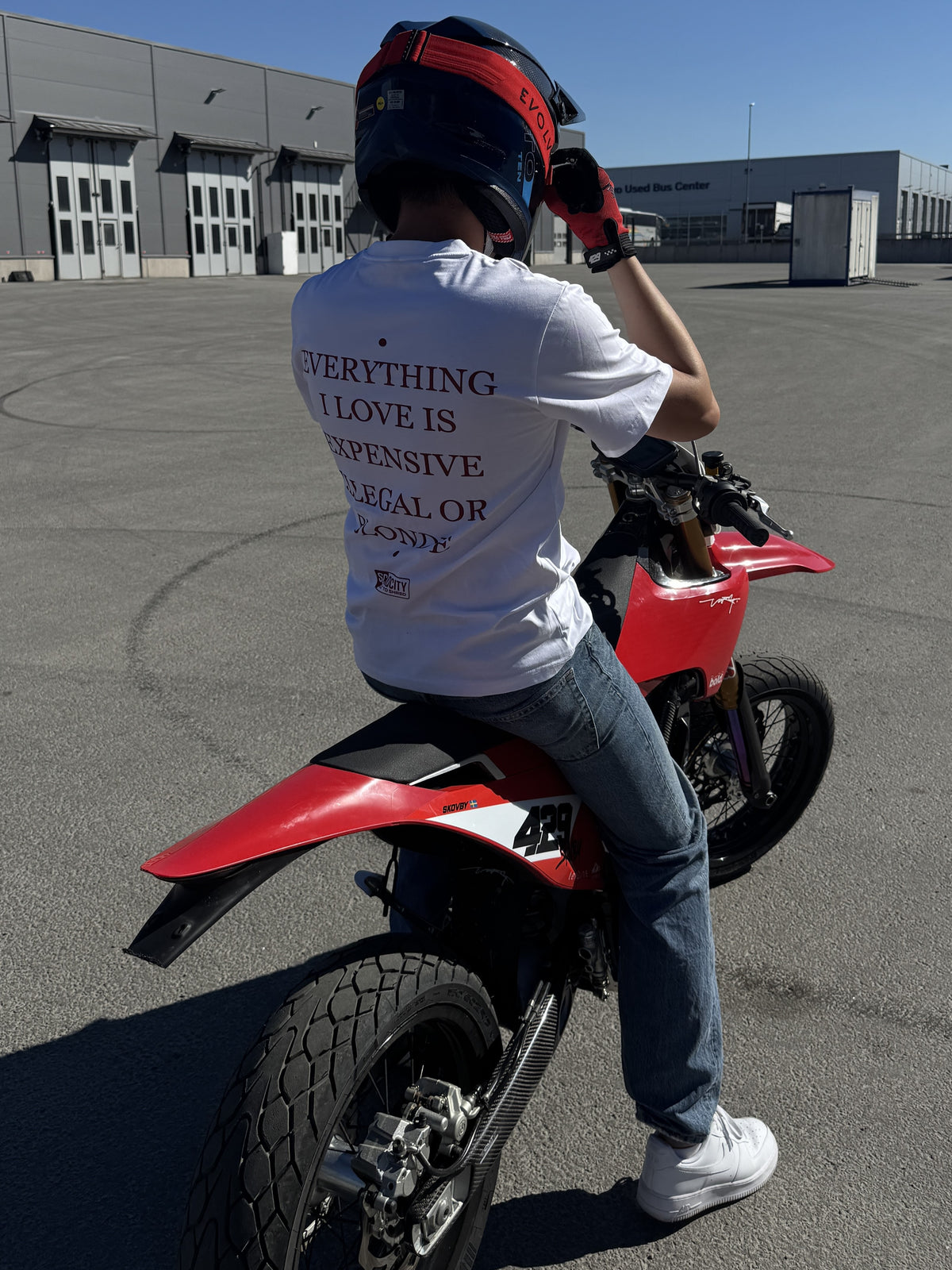 Everything I Love Blonde - White T-Shirt