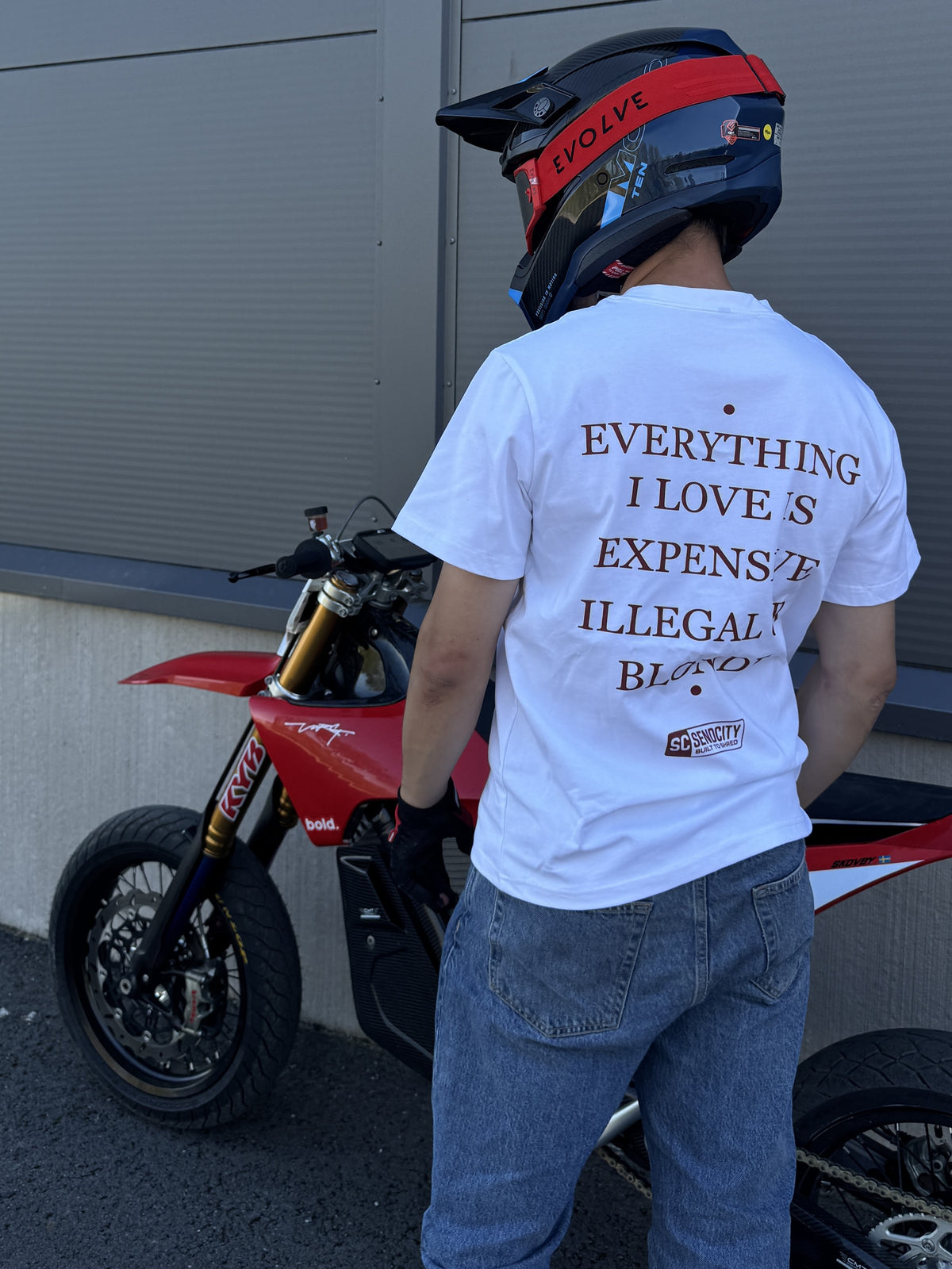 Everything I Love Blonde - White T-Shirt